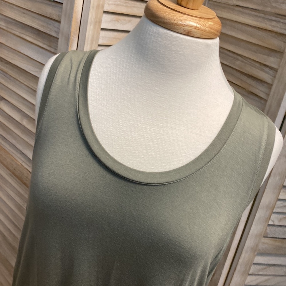 Artisan NY dress pale olive green NWT - Picture 2 of 7